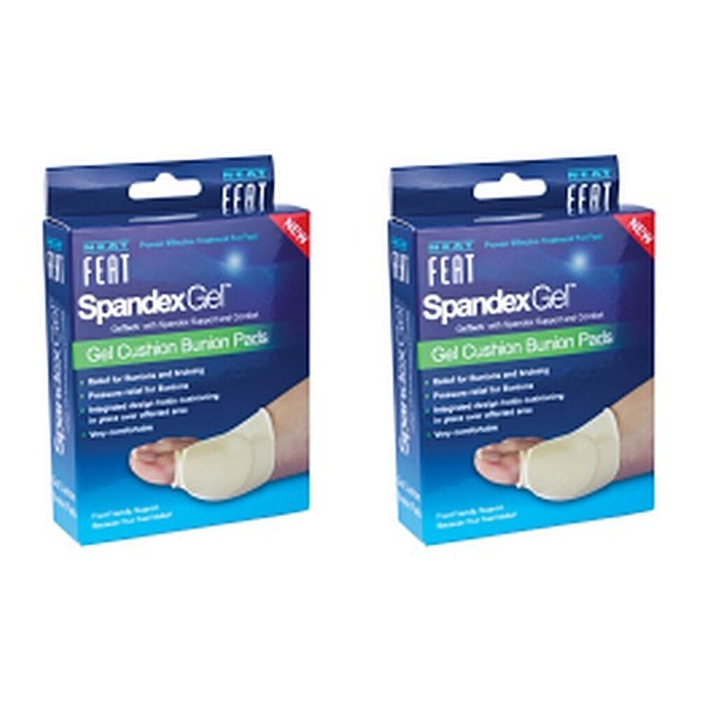 Neat Feat Spandex Gel Cushion Bunion Pads Medium Pack of 2