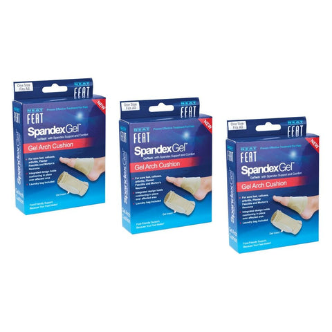 Neat Feat Spandex Arch Cushion Sleeves Pack of 3