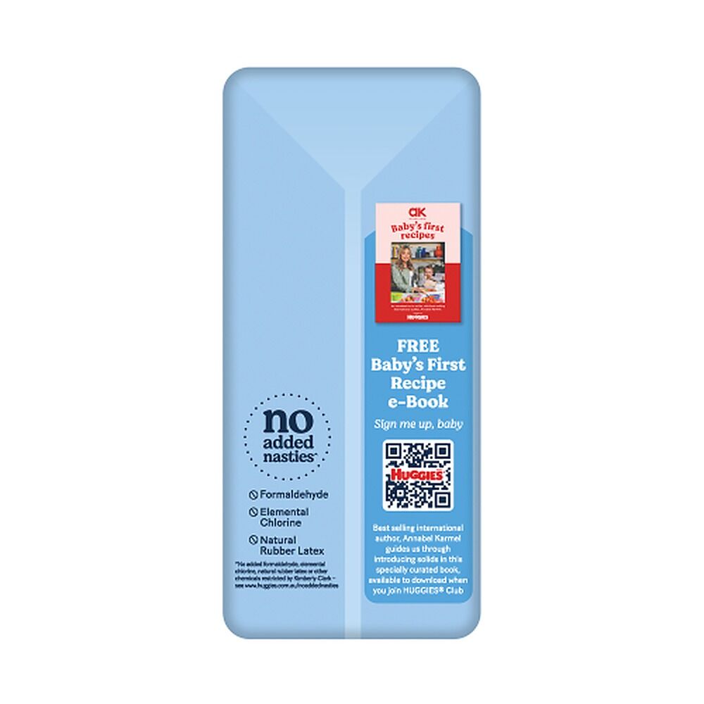Huggies Ultra Dry Tailor-Made for Boys Size 3 22 Nappies x 4
