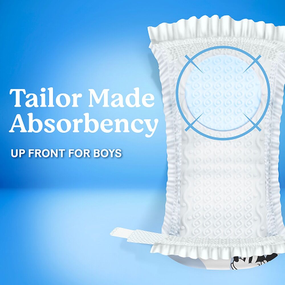 Huggies Ultra Dry Tailor-Made for Boys Size 3 22 Nappies x 4