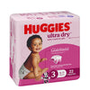 Huggies Ultra Dry Tailor-Made for Girls Size 3 22 Nappies x 4