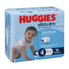 Huggies Ultra Dry Tailor-Made for Boys Size 4 18 Nappies x 4