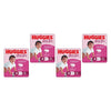 Huggies Ultra Dry Tailor-Made for Girls Size 4 18 Nappies x 4 Bundle of 4
