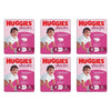 Huggies Ultra Dry Tailor-Made for Girls Size 4 18 Nappies x 4 Bundle of 6