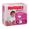 Huggies Ultra Dry Tailor-Made for Girls Size 4 18 Nappies x 4