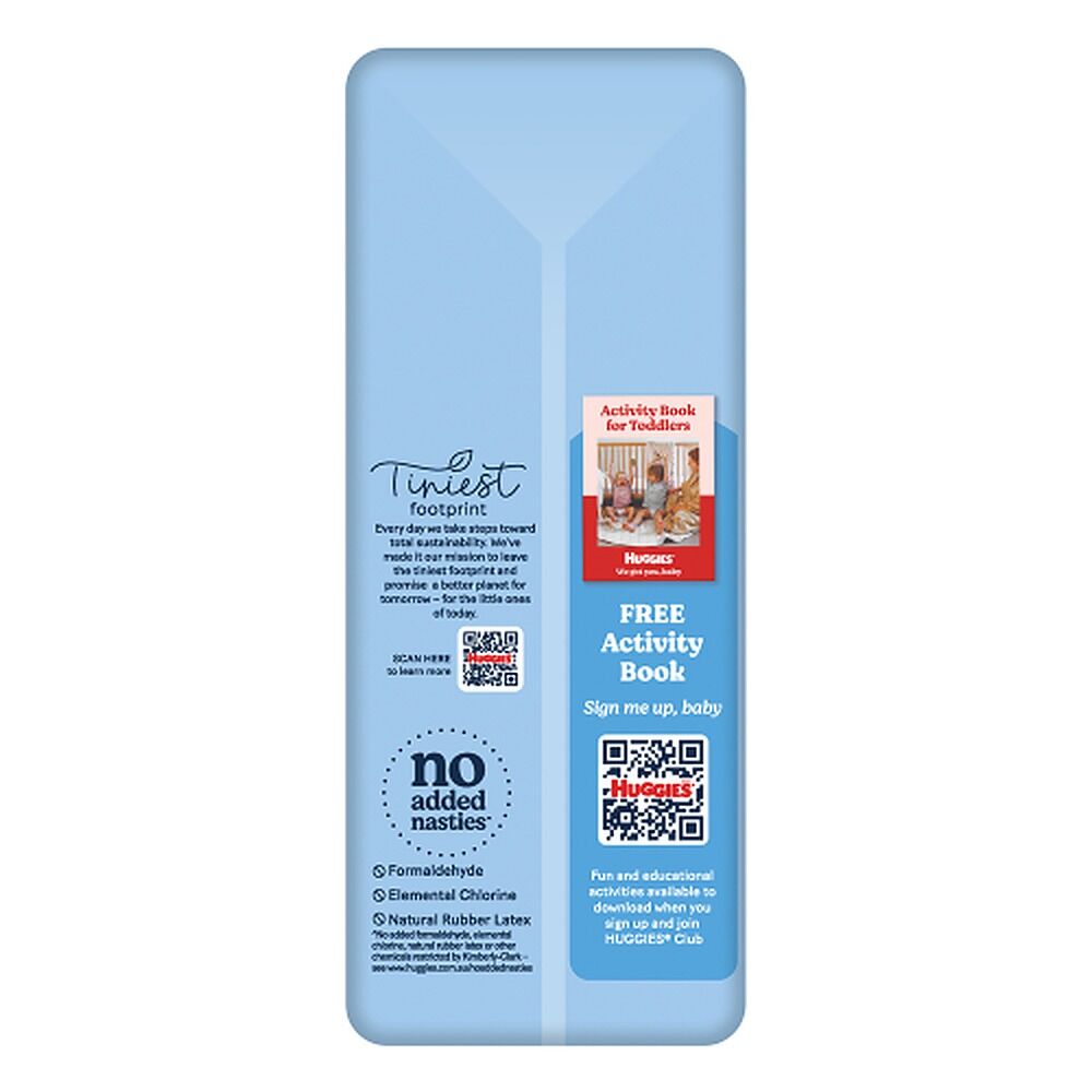 Huggies Ultra Dry Tailor-Made for Boys Size 5 16 Nappies x 4