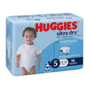 Huggies Ultra Dry Tailor-Made for Boys Size 5 16 Nappies x 4