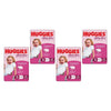 Huggies Ultra Dry Tailor-Made for Girls Size 5 16 Nappies x 4 Bundle of 4