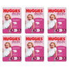 Huggies Ultra Dry Tailor-Made for Girls Size 5 16 Nappies x 4 Bundle of 6