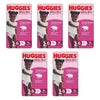 Huggies Ultra Dry Tailor-Made for Girls Size 6 14 Nappies x 4 Bundle of 5