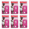 Huggies Ultra Dry Tailor-Made for Girls Size 6 14 Nappies x 4 Bundle of 6