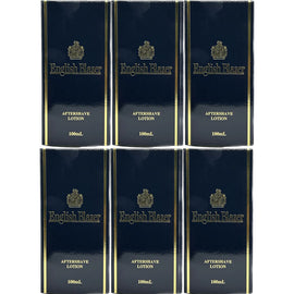 English Blazer After Shave Lotion 100ml 6 Pack Set for Men