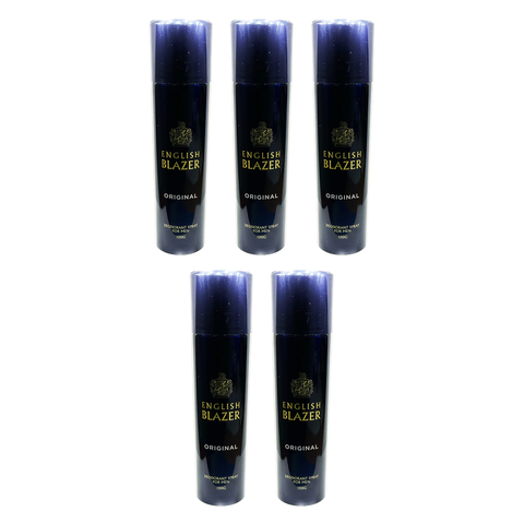 English Blazer Deodorant Body Spray 150g Pack of 5
