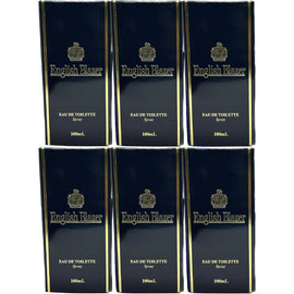 English Blazer Eau De Toilette 100ml 6 Packs Mens Fragrance Set