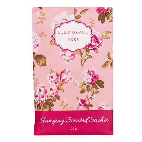 Lulu Grace Hanging Scented Sachet Room Fragrance Rose 20g