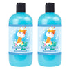 Baby & Me Blueberry Bubble Bath Kids 500ml Giraffe Bottle 2 Pack Tear Free