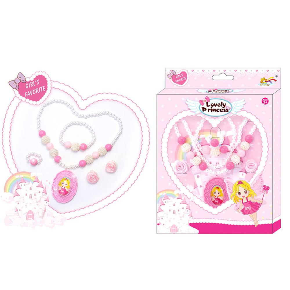 Pincess Jewellery Set Girls Kids Childrens Toys Pretend Play