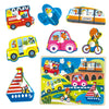 Vehicles Puzzle Set Wooden Puzzles Kids Childrens Educational Toys