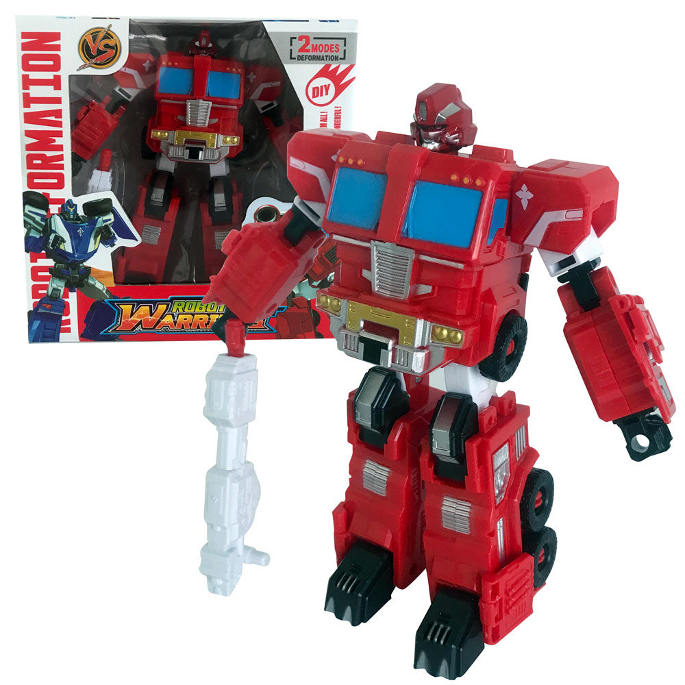 Robot Warriors Reformation Car Transformer 2 Modes Deform Kids Toys Red