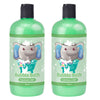 Baby & Me Elephant Bubble Bath for Kids Luscious Lime 500ml x2 Gentle