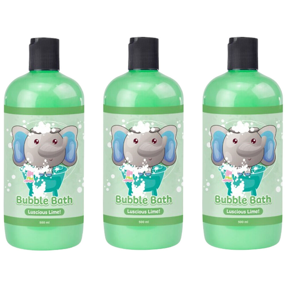 Baby & Me 3 x Bubble Bath Kids Children Liquid Soap Elephant 500ml