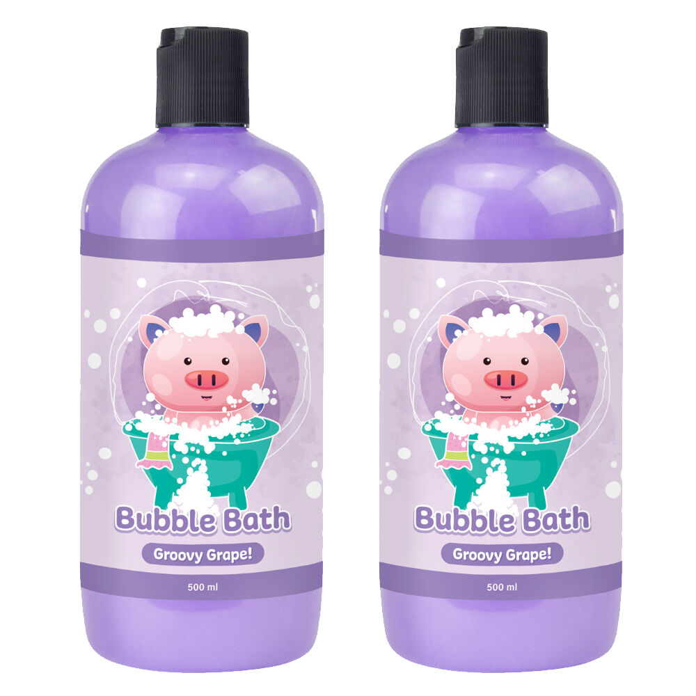 Baby & Me Piggy Bubble Bath for Kids 2 x 500ml Gentle Skin Friendly