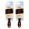 Lady Jayne Purse-Sized Boar Bristle Pad Brush x 3 Bundle of 2