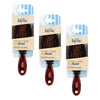 Lady Jayne Purse-Sized Boar Bristle Pad Brush x 3 Bundle of 3