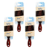 Lady Jayne Purse-Sized Boar Bristle Pad Brush x 3 Bundle of 4