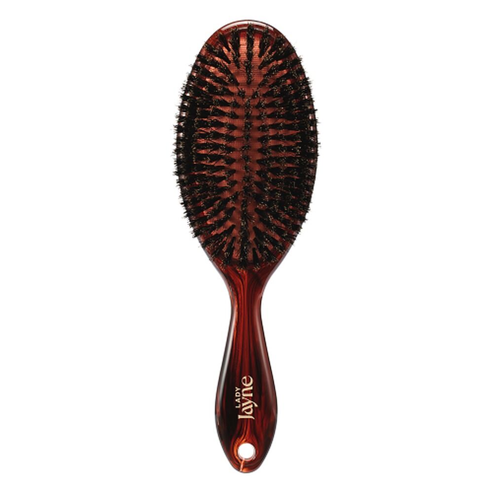 Lady Jayne Large Boar Bristle Pad Brush x 3