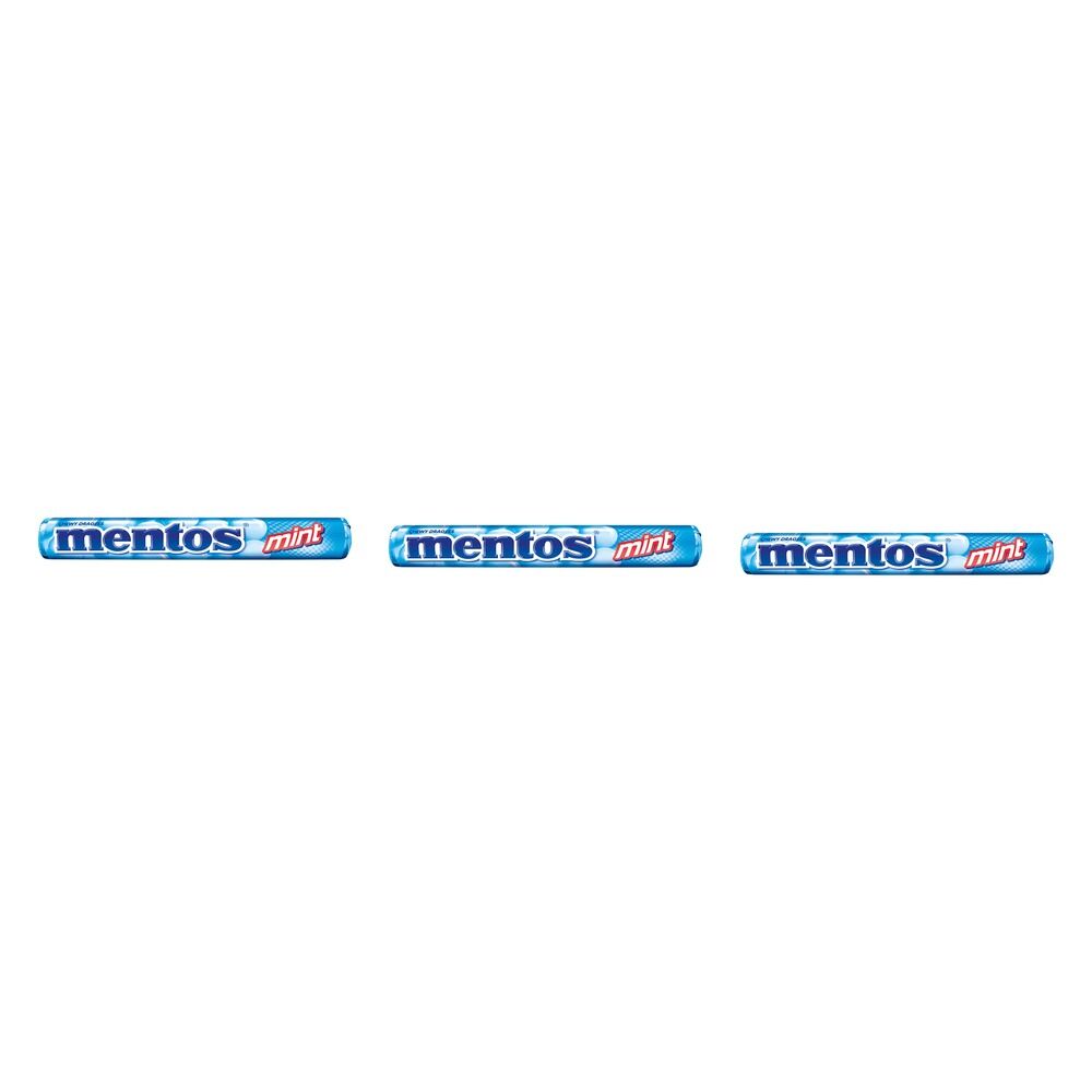 Mentos Candy Mint Roll 14 Pack x 40 Bundle of 3