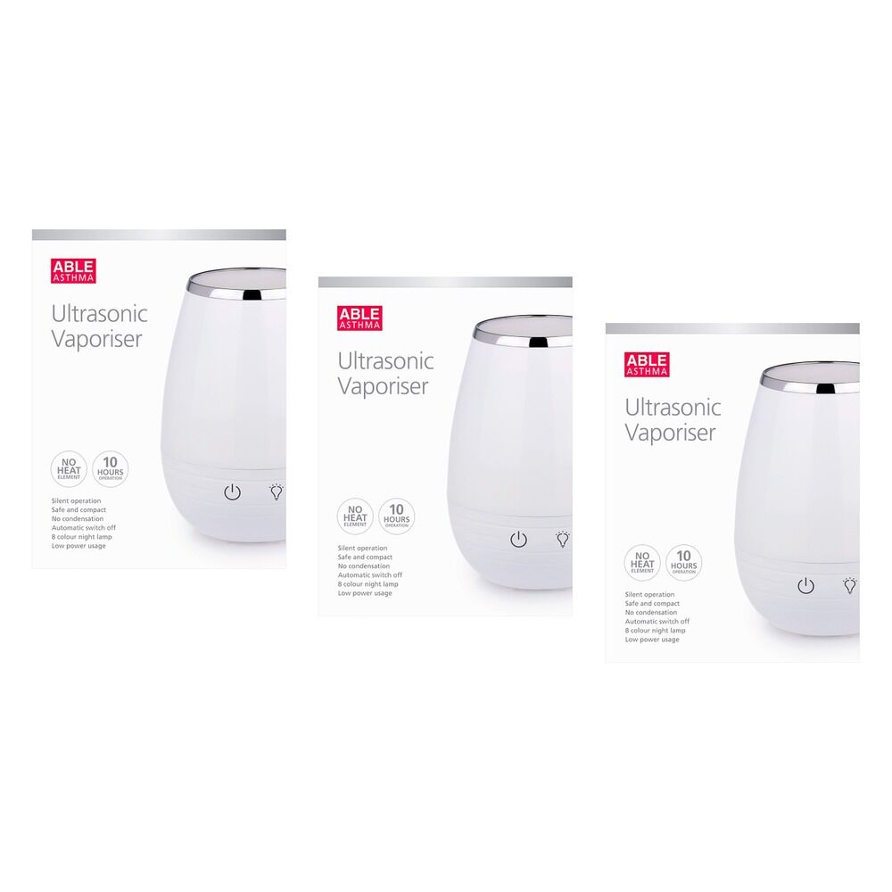 Able Asthma VapourMist Humidifier Pack of 3