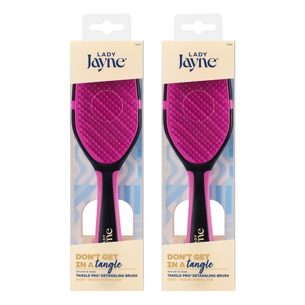 Lady Jayne Tanglepro Detangling Brush Pack of 2