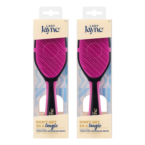 Lady Jayne Tanglepro Detangling Brush Pack of 2