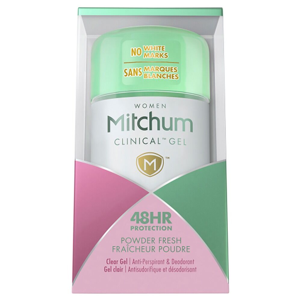 Mitchum Women Clinical Gel Antiperspirant Deodorant Powder Fresh 57g