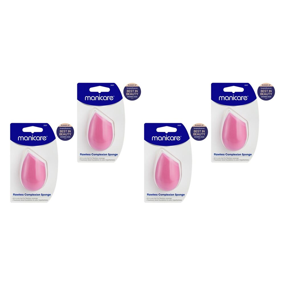 Manicare Flawless Complexion Sponge Pack of 4