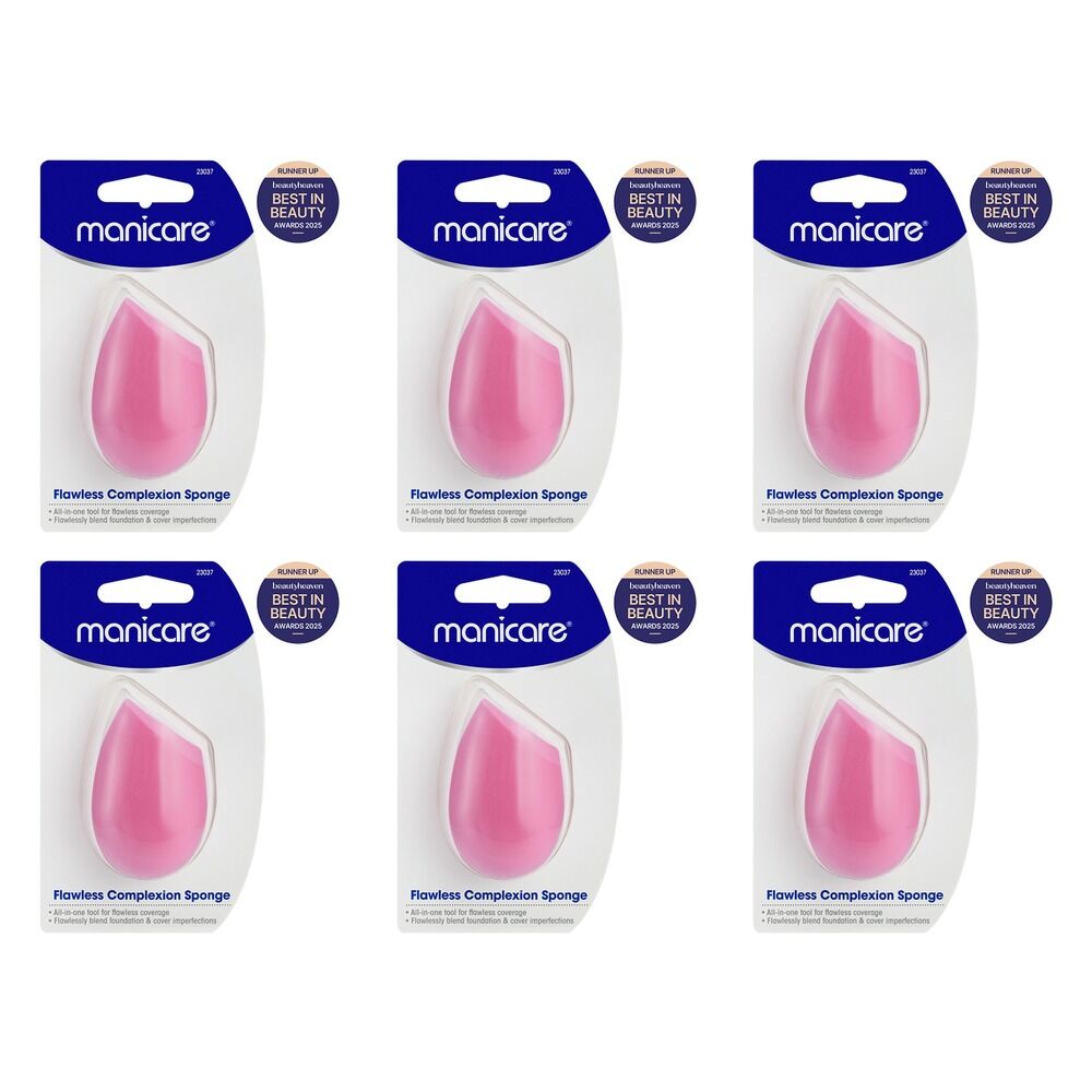 Manicare Flawless Complexion Sponge Pack of 6