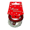Christmas Accessories Bracelet Pair Red and White