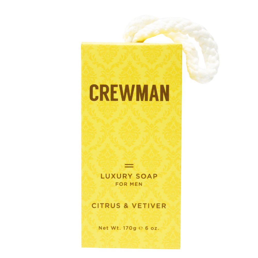 Crewman Mens 170g Soap On A Rope - Citrus & Vetiver