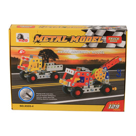 Assembly Vehicle 129pc Building Kit Model Car Construction Set for Kids