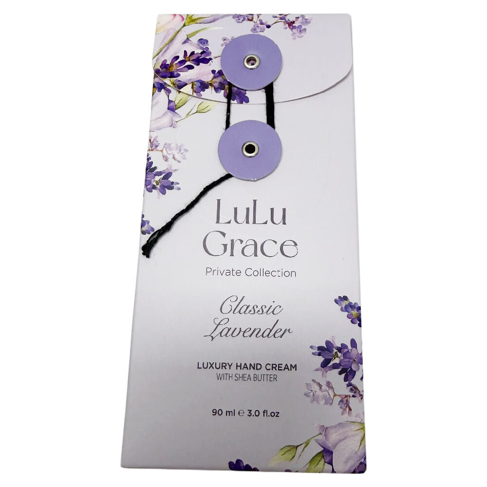 Lulu Grace Lavender Hand Cream 3 Pack 90ml Moisturising Non Greasy