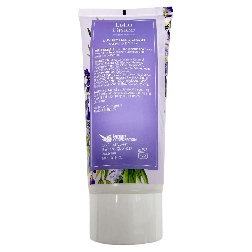 Lulu Grace Lavender Hand Cream 3 Pack 90ml Moisturising Non Greasy