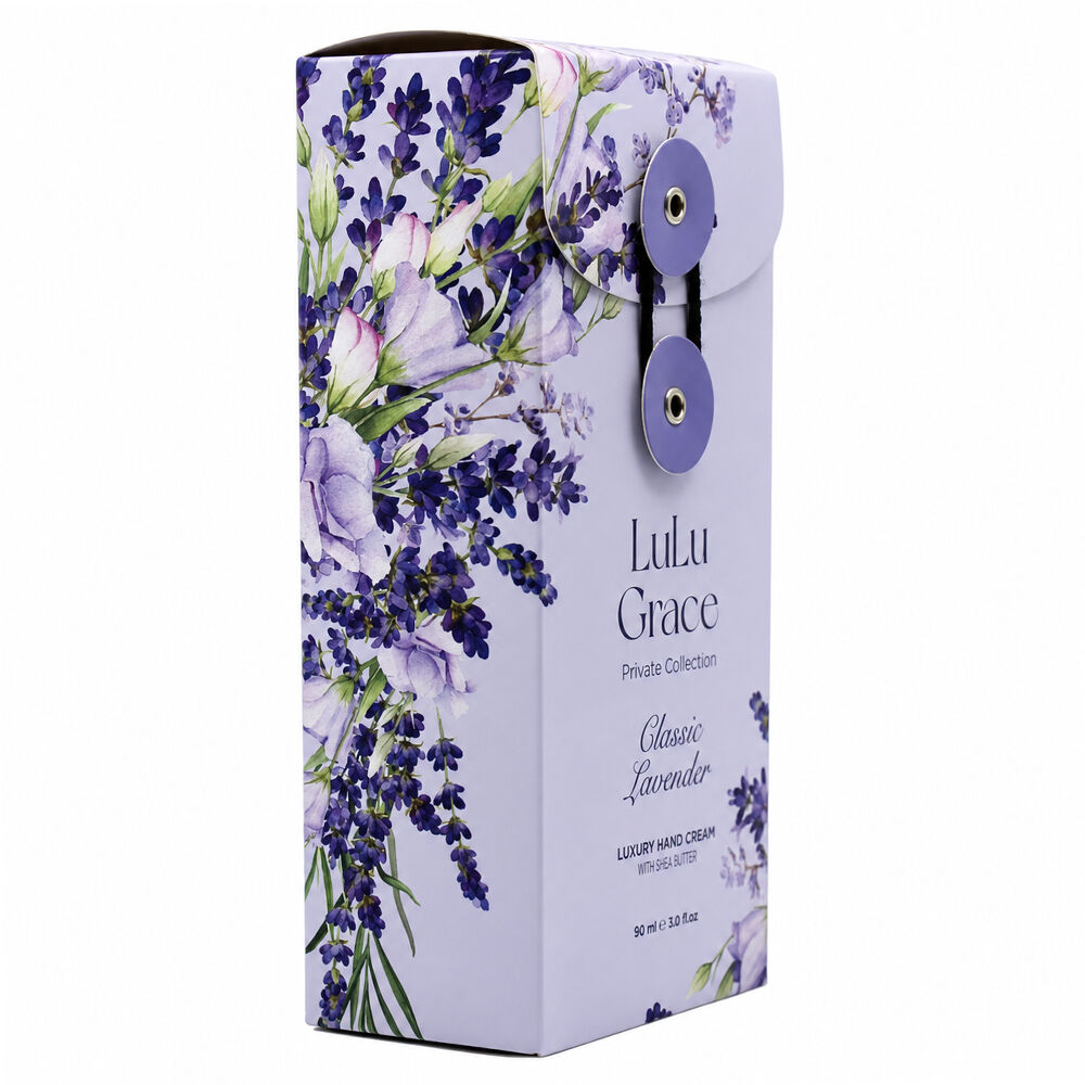 Lulu Grace Lavender Hand Cream 90ml Pack of 5 Moisturising Non Greasy