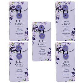 Lulu Grace Lavender Hand Cream 90ml Pack of 5 Moisturising Non Greasy