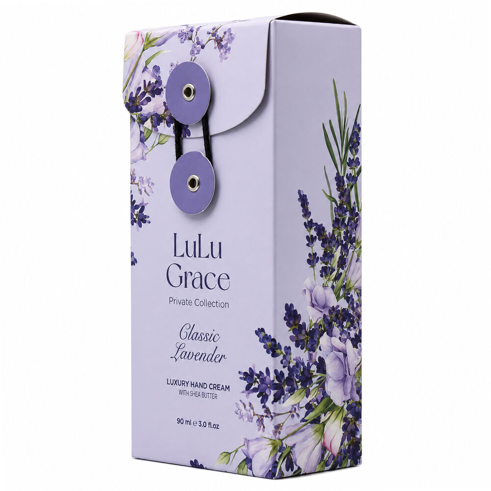 Lulu Grace Lavender Hand Cream 6 Pack 90ml Moisturising Bundle