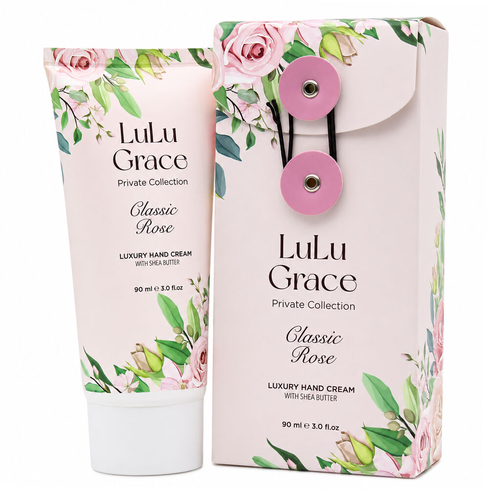 Lulu Grace Rose Hand Cream 90ml Duo Pack of 2