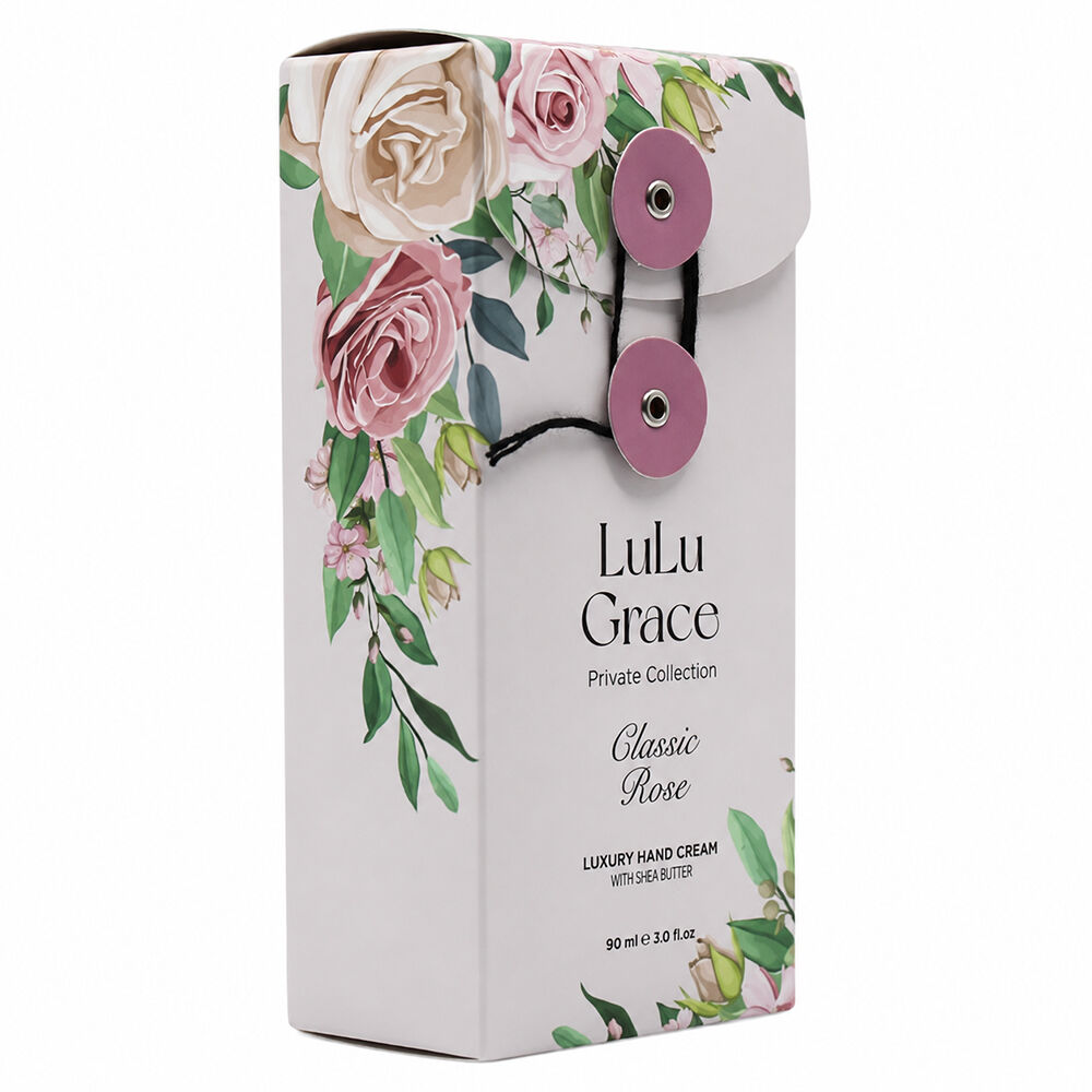 Lulu Grace Rose Hand Cream 90ml 4 Pack Hydrating Moisturising Non Greasy