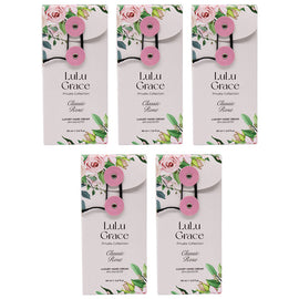 Lulu Grace Rose Hand Cream 90ml Pack of 5 Deep Moisture Floral Scent