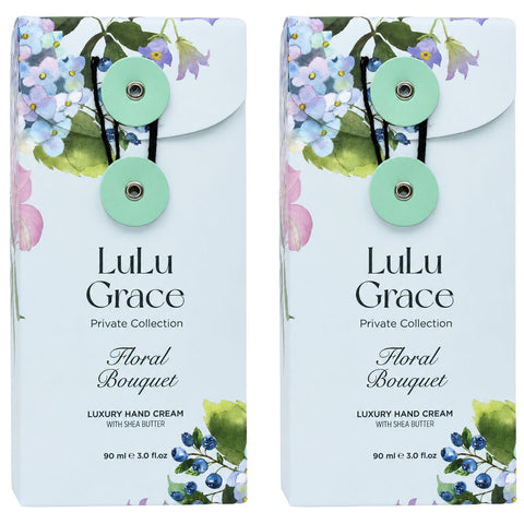 Lulu Grace Floral Bouquet Hand Cream Duo 2 x 90ml Moisturising Nourishing