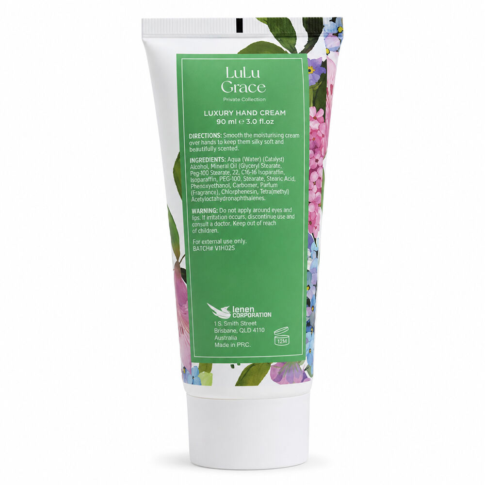 Lulu Grace Floral Bouquet Hand Cream 90ml Pack of 5 Moisturising